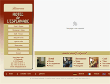 Tablet Screenshot of esplanade.lu